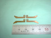 ベリリウム銅スイッチ接点板（2種類：A、B） ばね用ベリリウム銅板 C1720P t0.3｜企業様向け精密板金加工部品写真